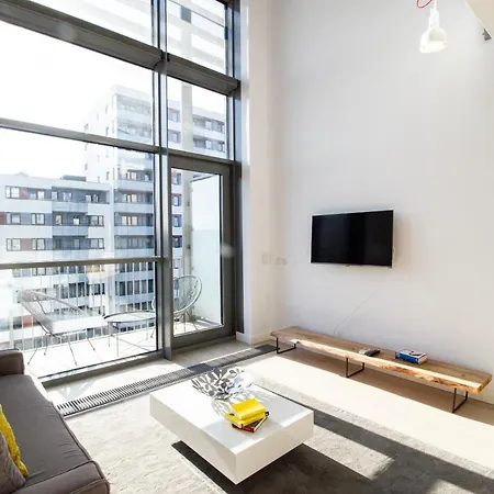 Apartment Qbik Loft Modern Warsaw